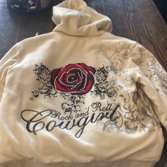 Cream long sleeve ( Rock and roll cowgirl ) - Picture 2 of 2